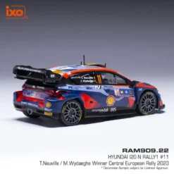 Hyundai i20N Neuville Wydaeghe European 2023 - Ixo - 1:43