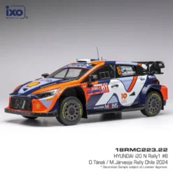 Hyundai i20 N Rally1 - 2024 - Tänak / Järveoja - Ixo Models - 1:18