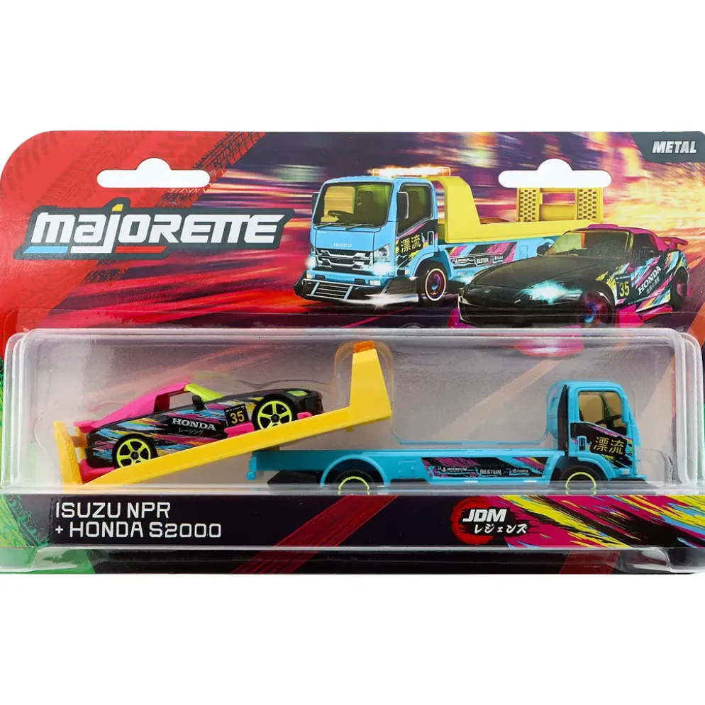 Isuzu NPR + Honda S2000 - JDM Legends Tuning Transporter - Majorette