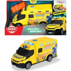 Iveco Daily Ambulance - Ljud och Ljus - Dickie Toys
