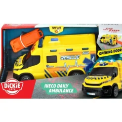 Iveco Daily Ambulance - Ljud och Ljus - Dickie Toys