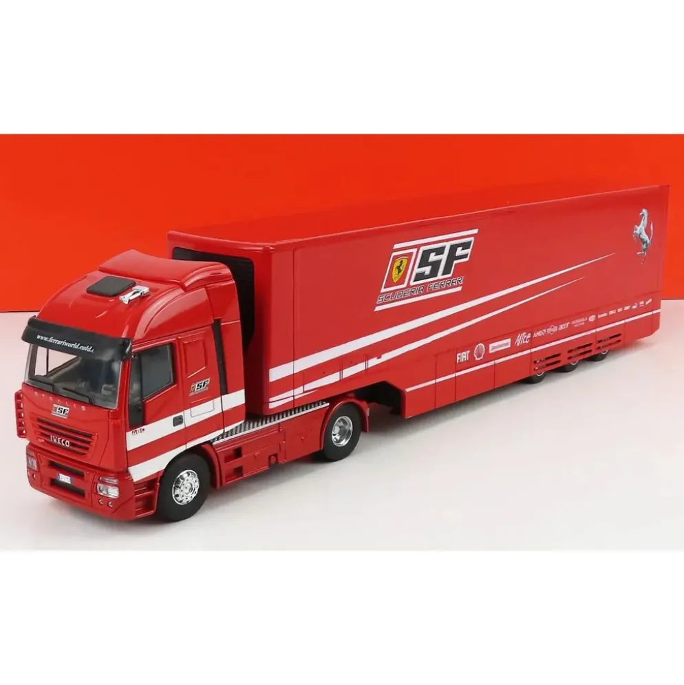 Iveco Stralis Ferrari Transporter 2007 - Old Cars - 1:43