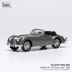 Jaguar XK 140 Convertible - 1956 - Grå - Ixo Models - 1:43
