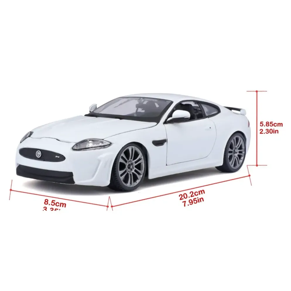 Jaguar XKR-S - Vit - Bburago - 1:24