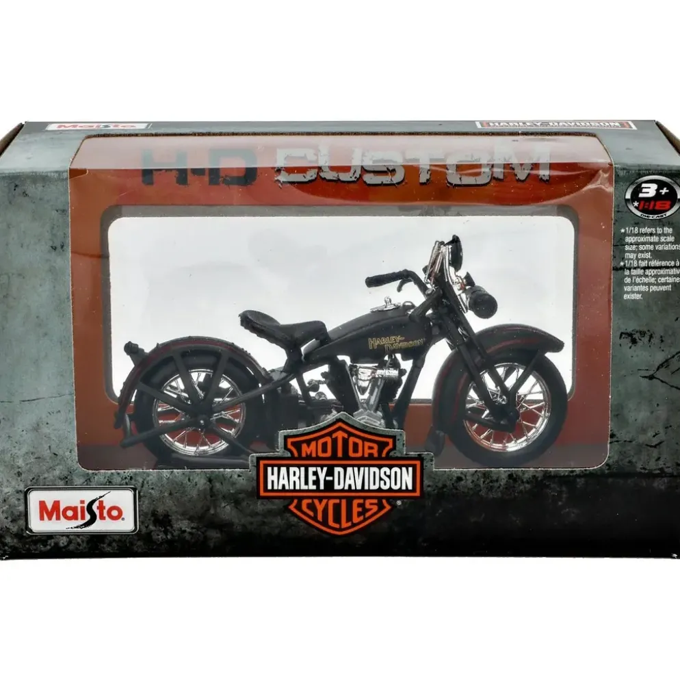 1928 JDH Twin Cam - Harley-Davidson - Svart - Maisto - 1:18