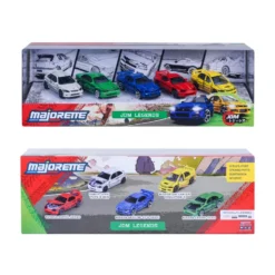 JDM Legends Anime - 5-pack med japanska bilar - Giftpack - Majorette