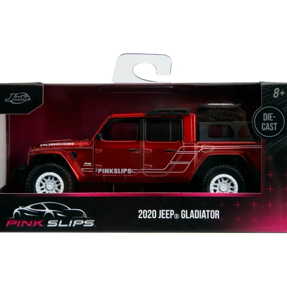 2020 Jeep Gladiator - Röd - Pink Slips - Jada - 14 cm
