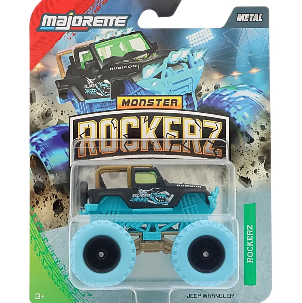 Jeep Wrangler - Monster Rockerz - Majorette - 7,5 cm