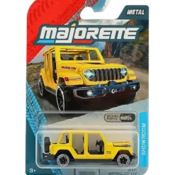 Jeep Wrangler 4XE - Gul - Showroom Premium Cars - Majorette - 7 cm