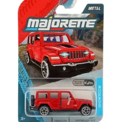 Jeep Wrangler 4XE - Röd - Showroom Premium Cars - Majorette - 7 cm