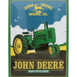 John Deere - Made with Pride - Plåtskylt - 30x40 cm