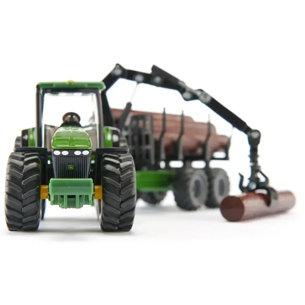 John Deere 8430 med Timmervagn - 1954 - Siku - 1:50