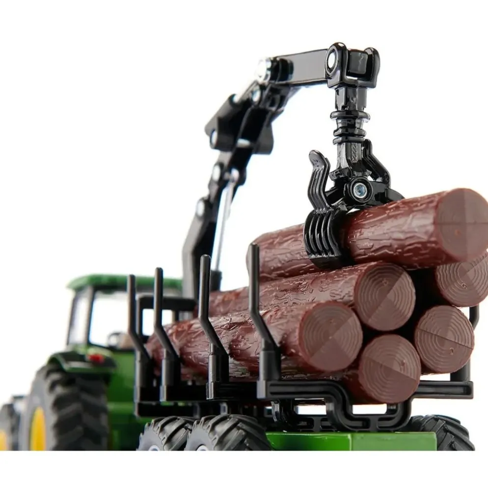 John Deere 8430 med Timmervagn - 1954 - Siku - 1:50