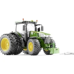 John Deere 7310R med Dubbelmontage - Wiking - 1:32
