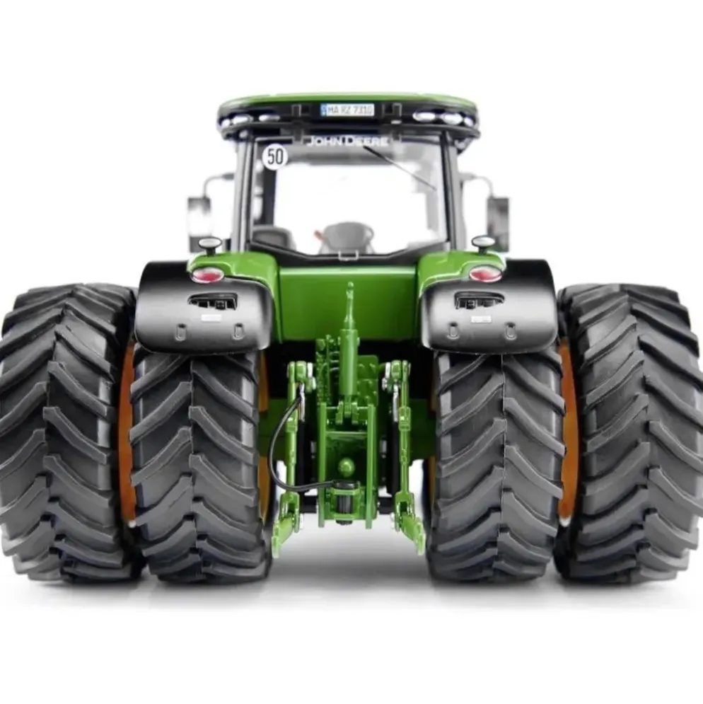 John Deere 7310R med Dubbelmontage - Wiking - 1:32