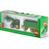 John Deere 6920 S med frontlastare och trailer - Siku - 1:87