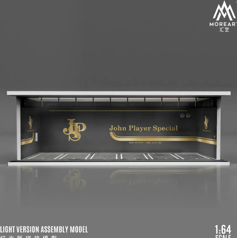 John Player Special (JPS) Parking Garage - LED-belysning - 1:64