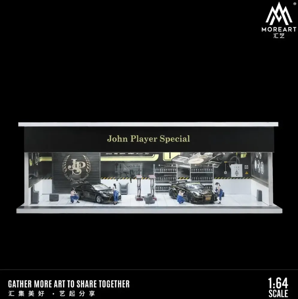 John Player Special Parking Garage - LED-belysning - 1:64