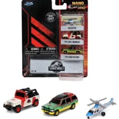 Jurassic Park - 3-pack - Nano Cars - NV-10 - Jada Toys