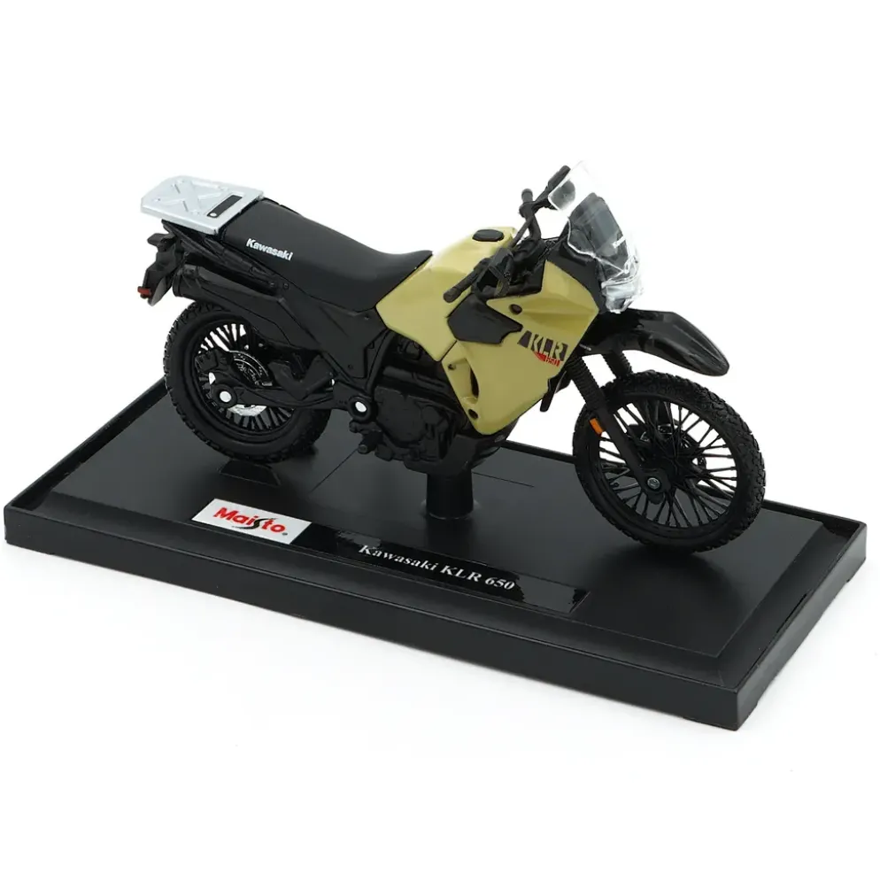 Kawasaki KLR 650 - Motorcykel - Maisto - 13 cm