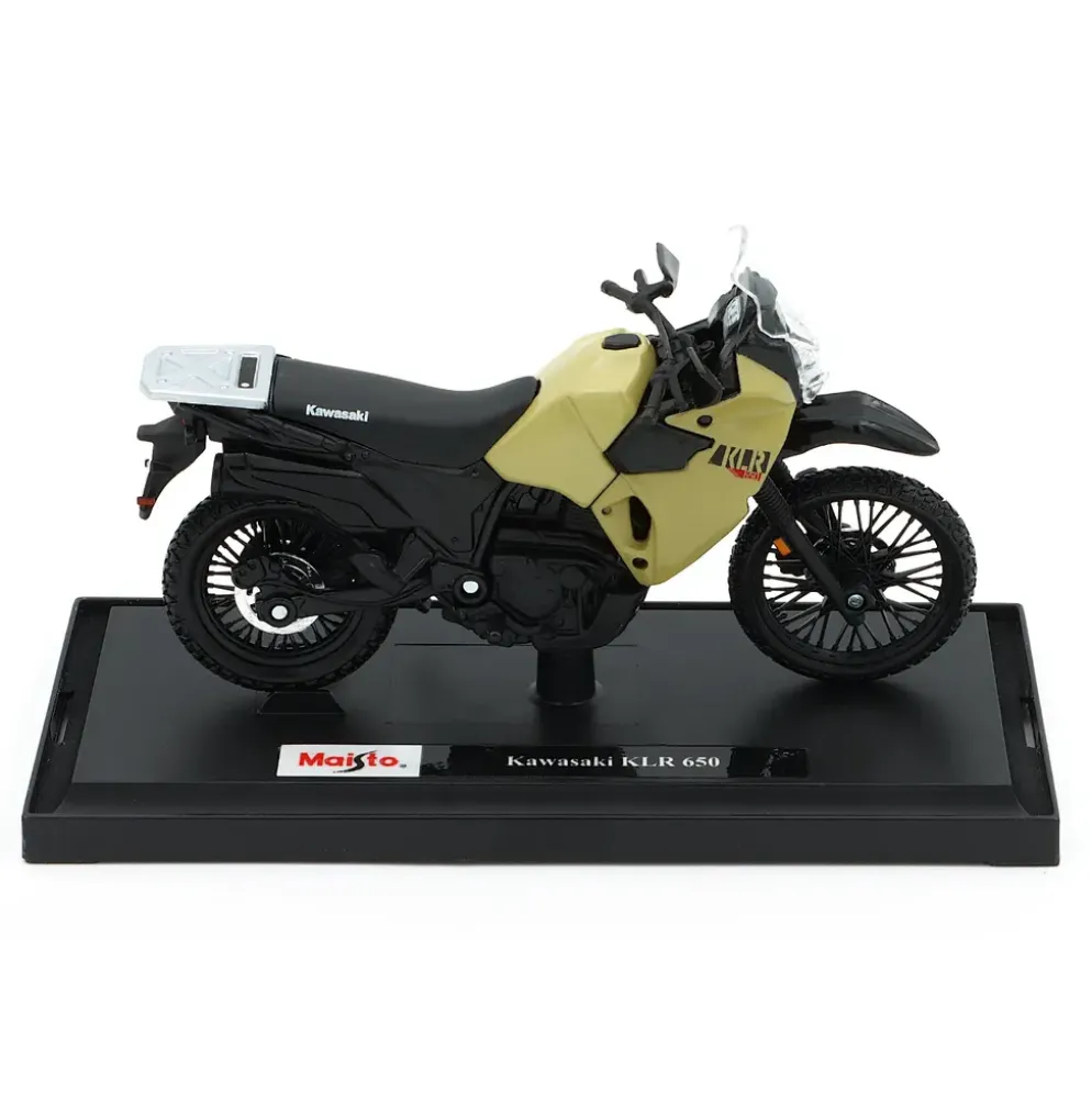 Kawasaki KLR 650 - Motorcykel - Maisto - 13 cm