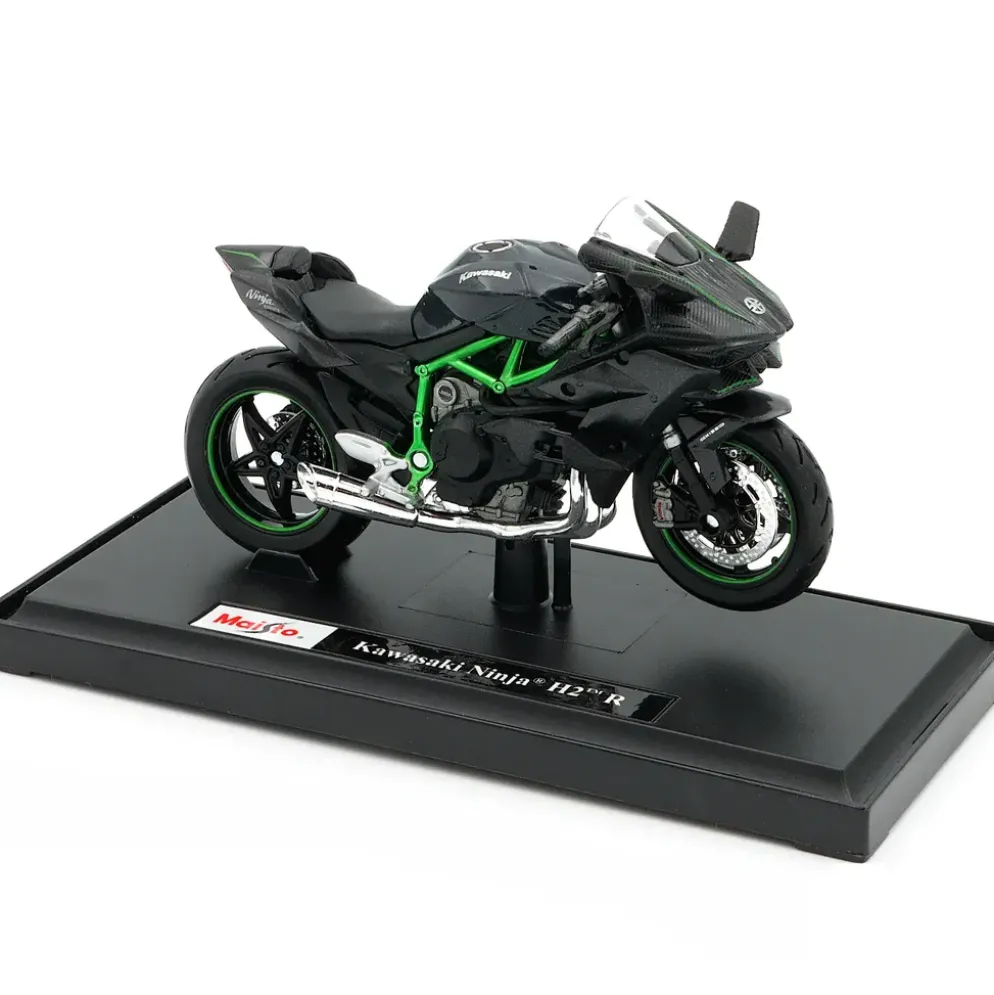 Kawasaki Ninja H2 R - Grön / Svart - Maisto - 1:18 - 11 cm