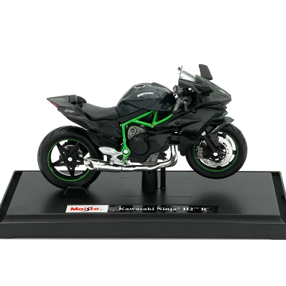 Kawasaki Ninja H2 R - Grön / Svart - Maisto - 1:18 - 11 cm