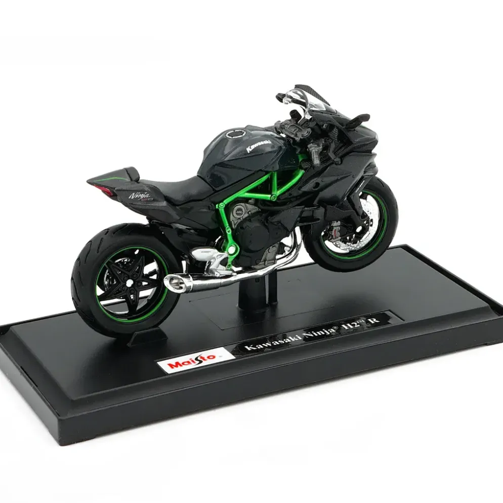 Kawasaki Ninja H2 R - Grön / Svart - Maisto - 1:18 - 11 cm