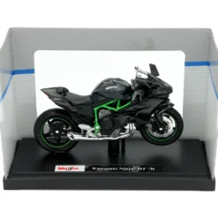 Kawasaki Ninja H2 R - Grön / Svart - Maisto - 1:18 - 11 cm