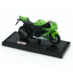 Kawasaki Ninja ZX-10R - Grön / Svart - Maisto - 1:18 - 11 cm