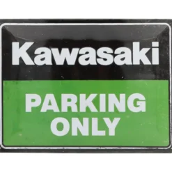 Kawasaki Parking Only - Plåtskylt - 40x30 cm
