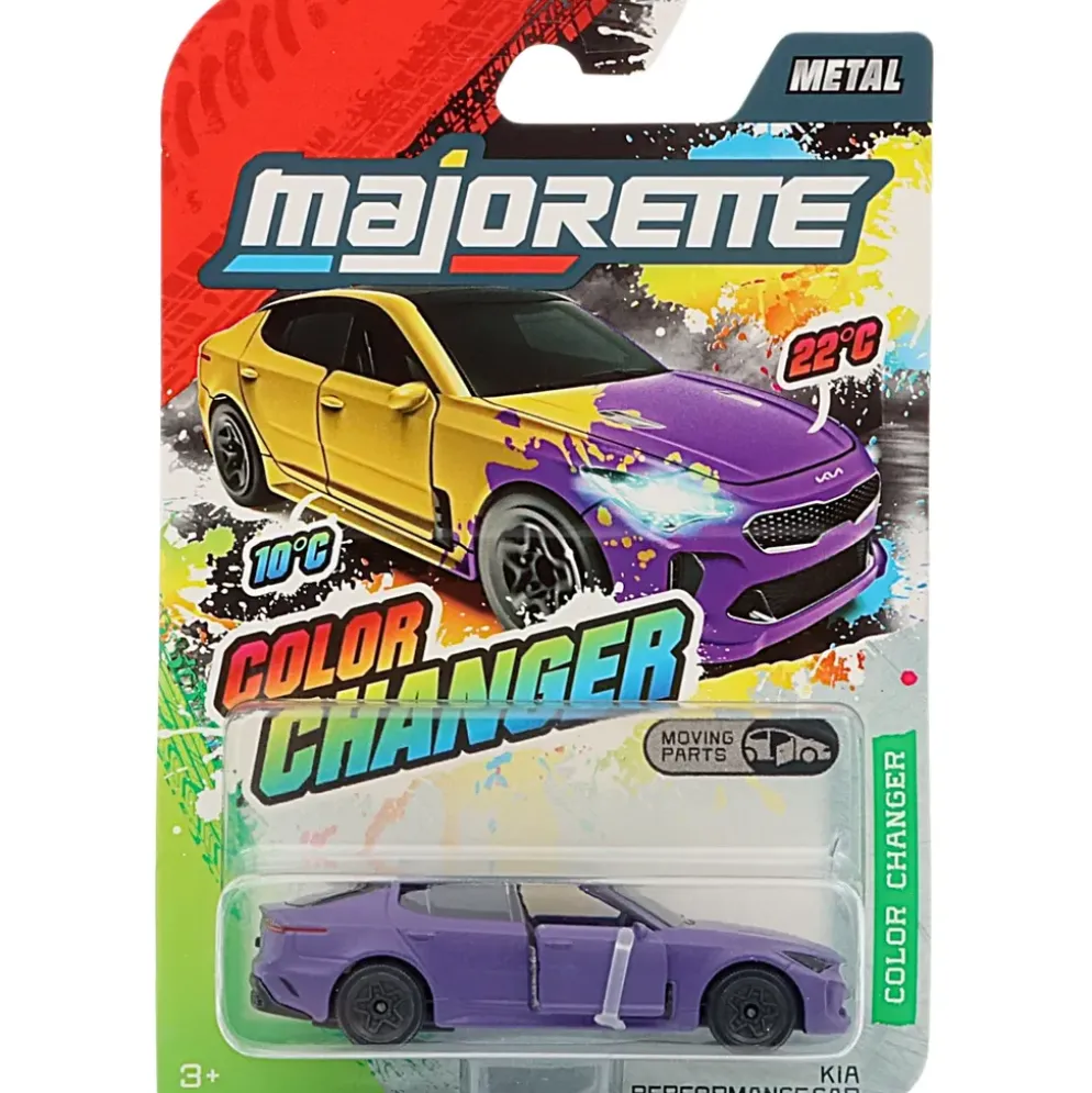 Kia Performance Car - Color Changers Premium Cars - Majorette - 7 cm