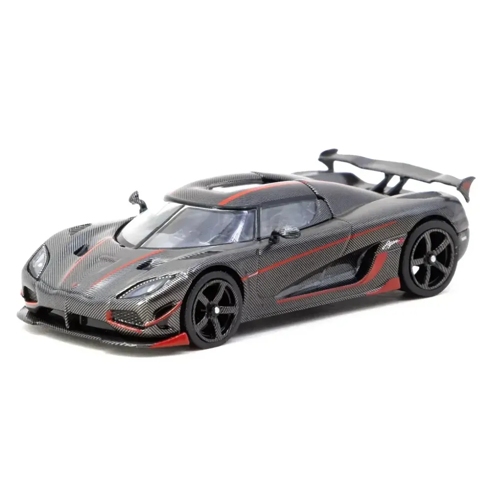 Koenigsegg Agera RS - Black Carbon Fiber - Tarmac Works - 1:64