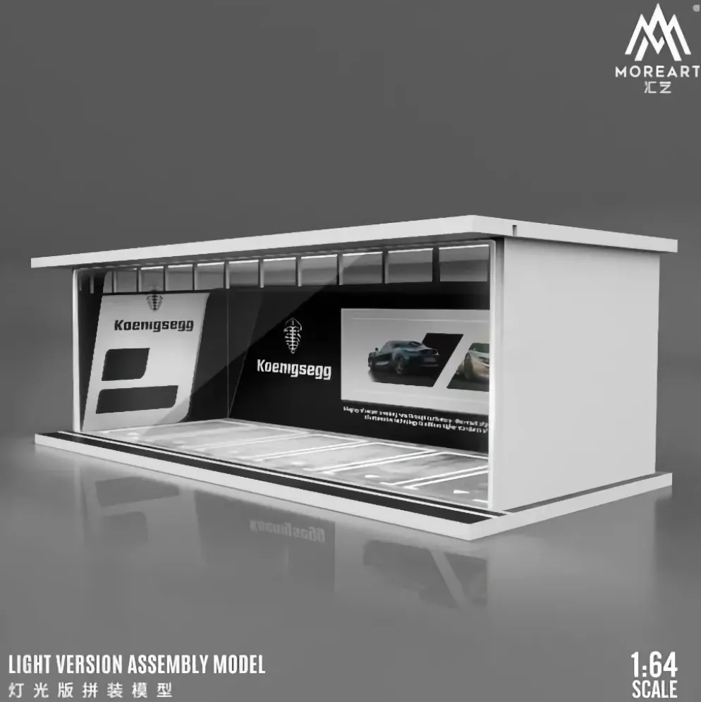 Koenigsegg Parking Garage - LED-belysning - 1:64