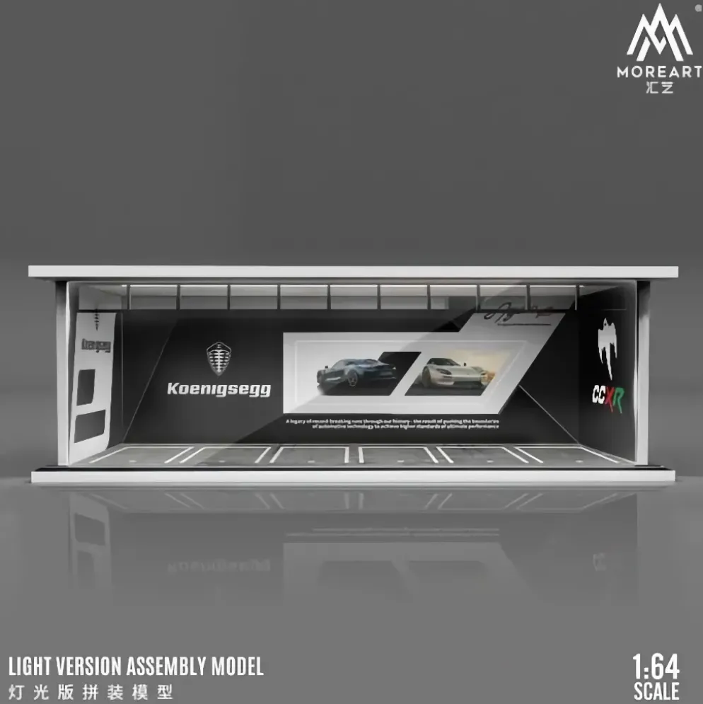 Koenigsegg Parking Garage - LED-belysning - 1:64
