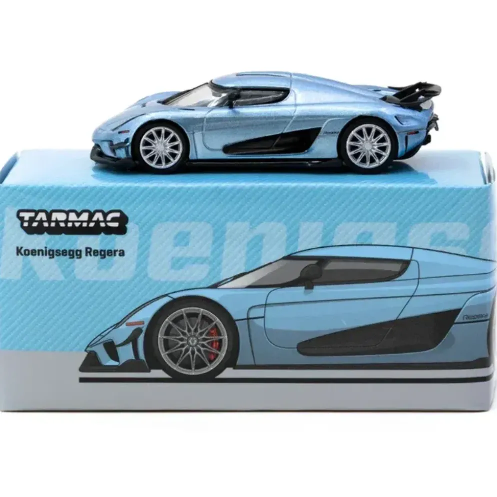 Koenigsegg Regera - Blå - GLOBAL64 - Tarmac Works - 1:64