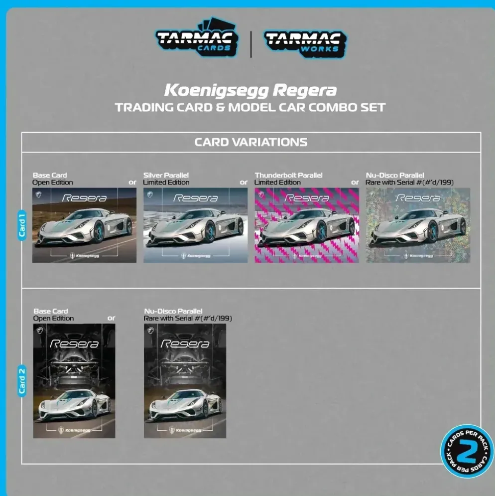 Koenigsegg Regera - Silver - Tarmac Works - 1:64
