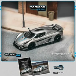 Koenigsegg Regera - Silver - Tarmac Works - 1:64