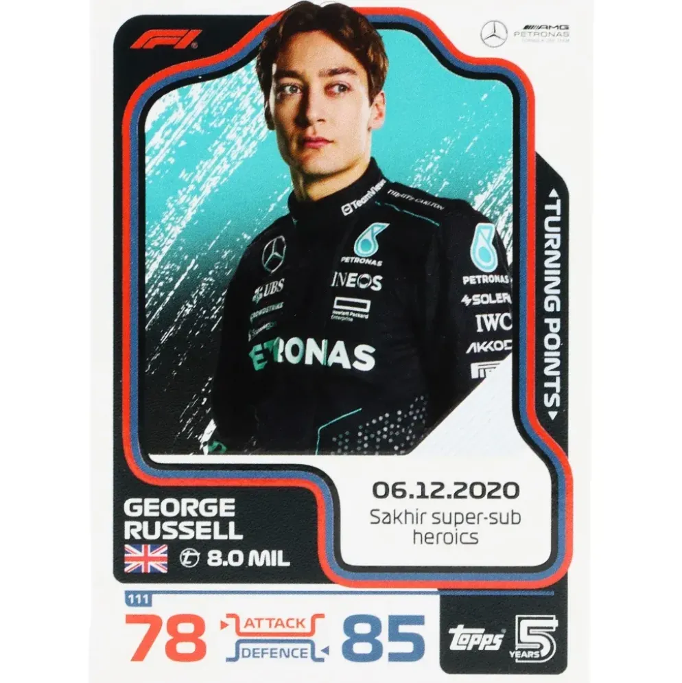 10 kort - F1 Turbo Attax 2024 - Topps