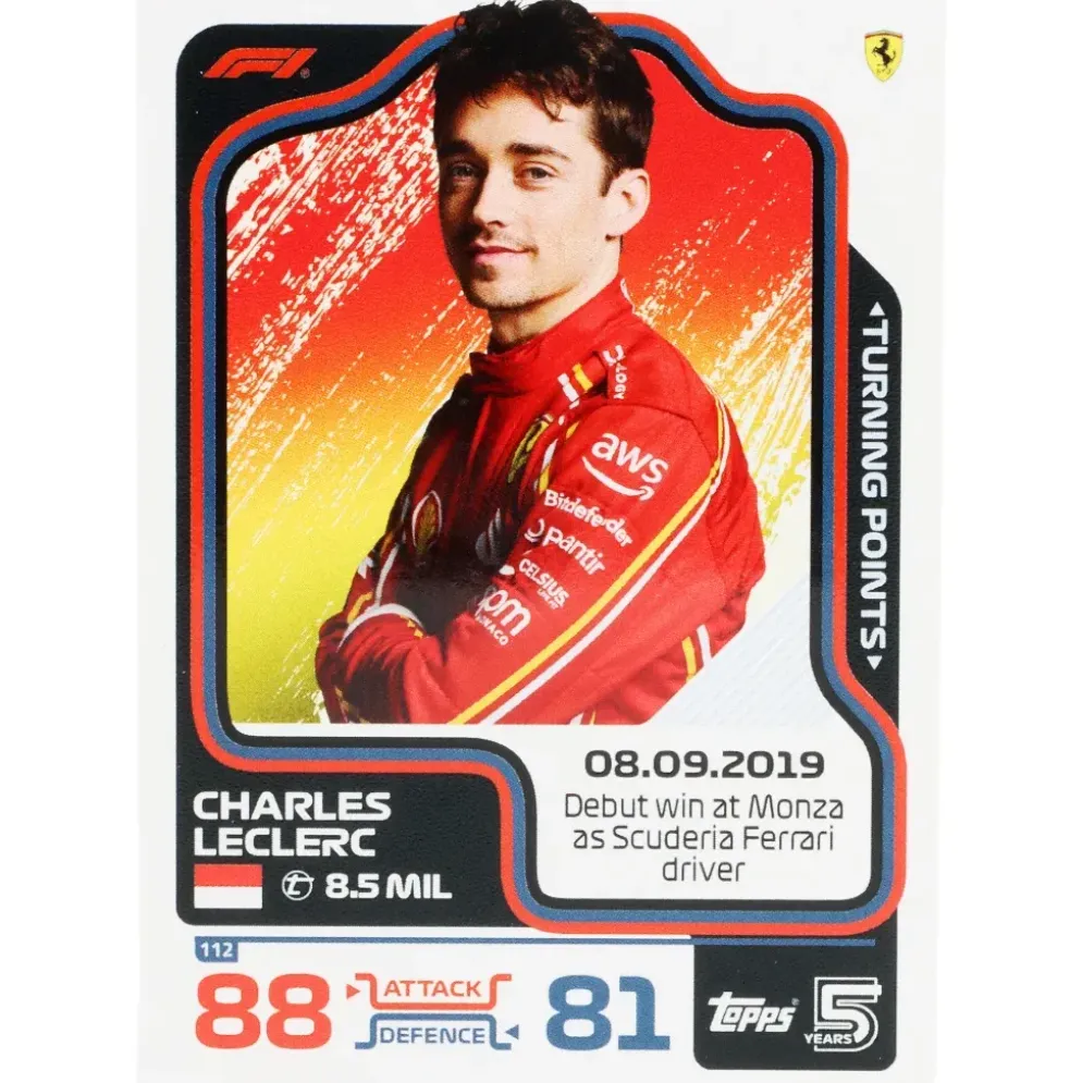 10 kort - F1 Turbo Attax 2024 - Topps