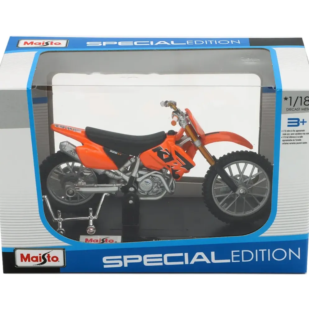 KTM 525 SX - Motocrosscykel - Orange - Maisto - 13 cm