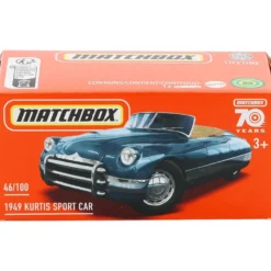 1949 Kurtis Sport Car - Blå - Power Grab - Matchbox