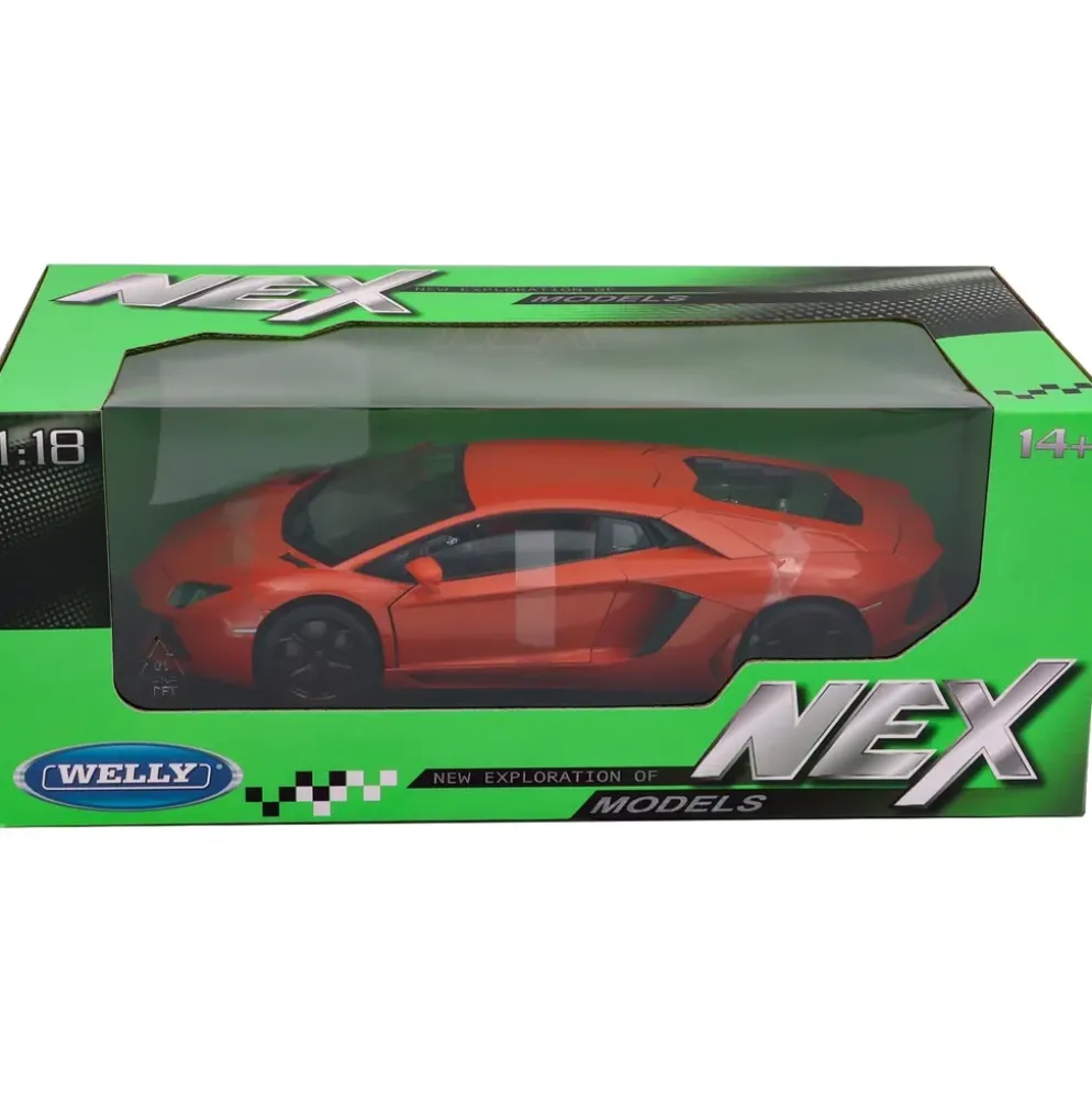 Lamborghini Aventador LP 700-4 - Orange - Welly - 1:18