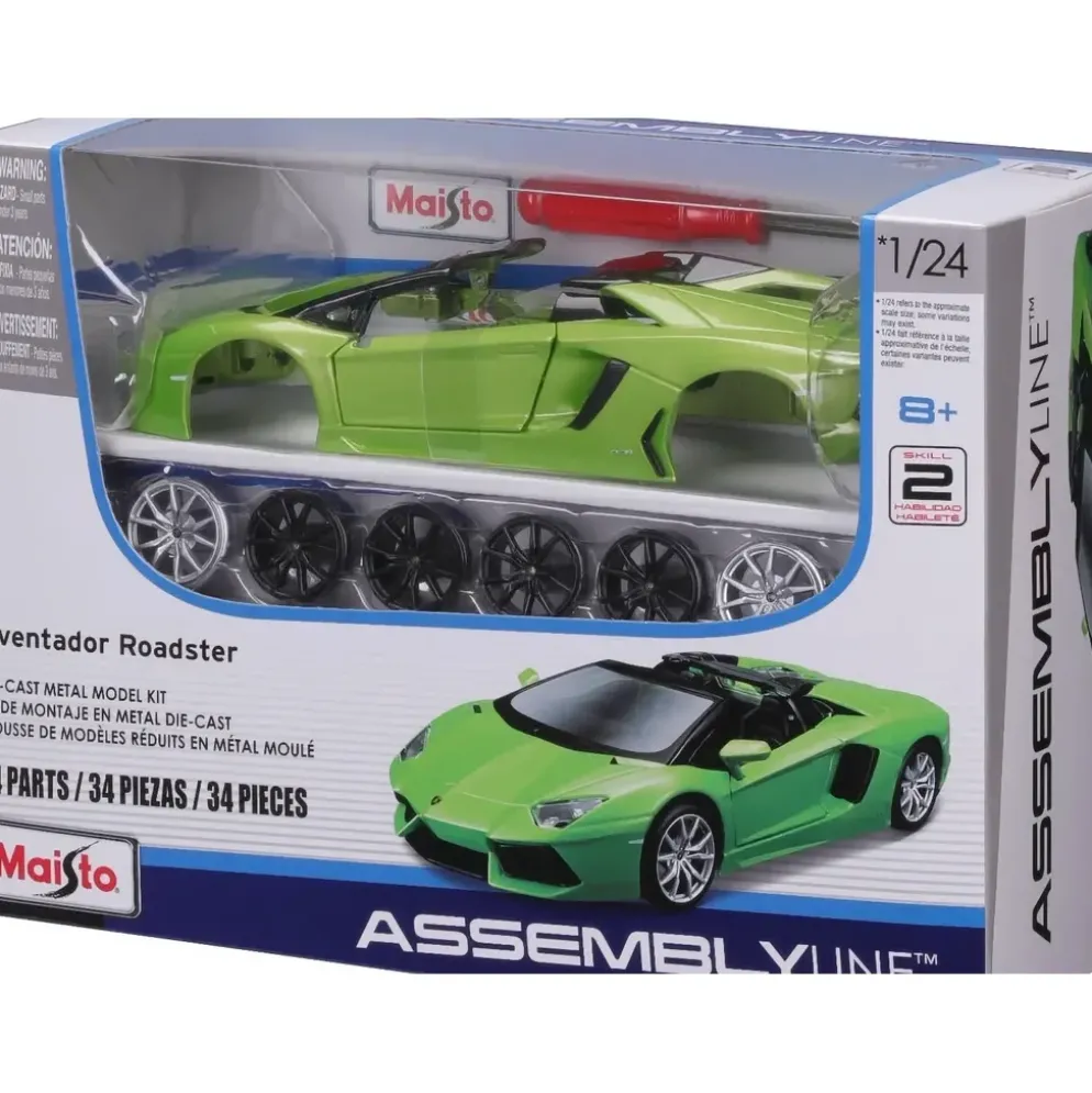 Lamborghini Aventador Roadster - Byggsats - Assembly Line - Maisto - 1:24