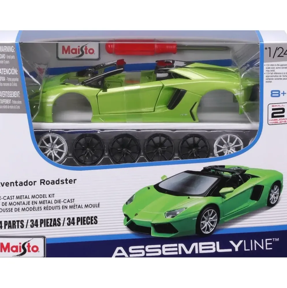 Lamborghini Aventador Roadster - Byggsats - Assembly Line - Maisto - 1:24