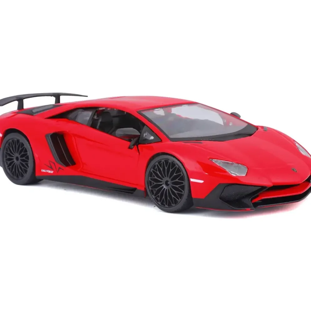 Lamborghini Aventador SV Coupé LP750-4 - Röd - Bburago 1:24
