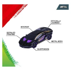 Lamborghini Centenario - Neon Racer Premium Cars - Majorette - 7 cm