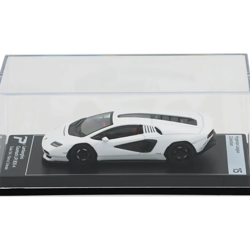 Lamborghini Countach LPI 800-4 - Vit - PosterCars - 1:64