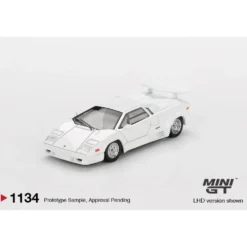 Lamborghini Countach 25th Anniversary White - Vit - 1134 - Mini GT - 1:64