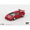 Lamborghini Countach 25th Anniversary Red - Röd - 1192 - Mini GT - 1:64